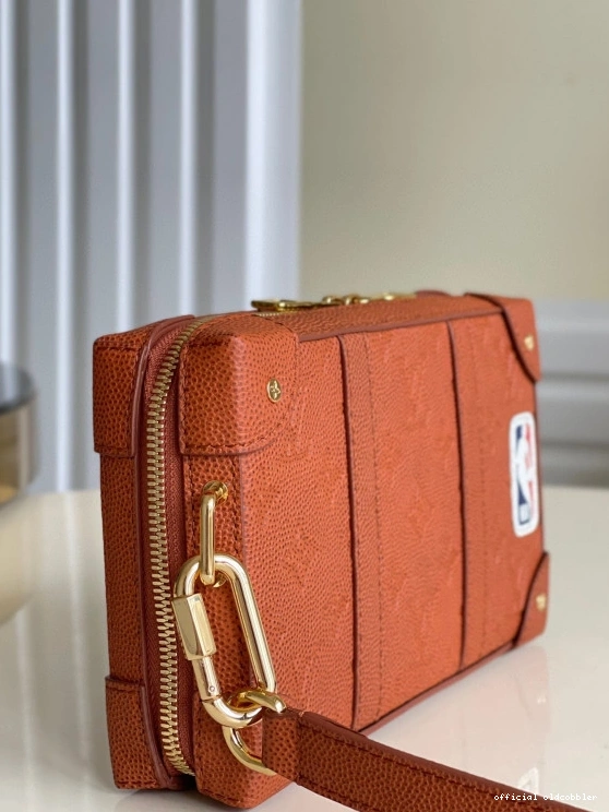 Official oldcobbler WALLET LOUIS TRUNK SOFT WEARABLE LVXNBA VUITTON 0805